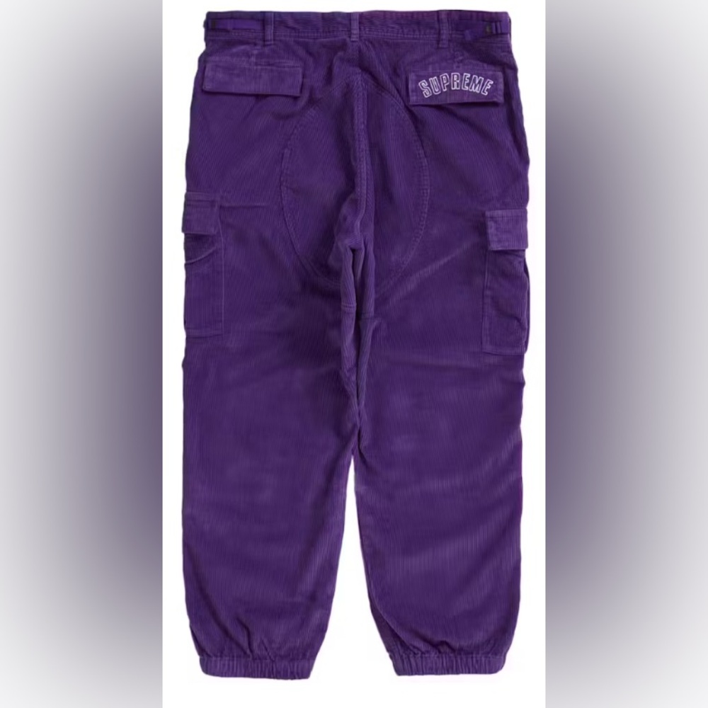 Supreme x Nike Arc Corduroy Cargo Pant 'Purple' Brand New Men’s Medium - Picture 2 of 8